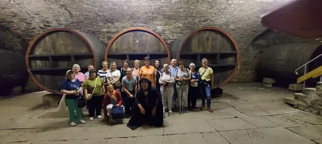 Die Landfrauen Hermuthausen-Belsenberg bei der Nachtwächterführung in Ingelfingen | Foto: Heidi Frank