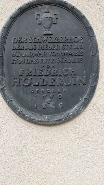 Gedenkplakete am Hölderlin-Haus in Nürtingen | Foto: Foto privat