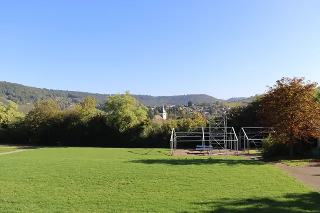 Blick vom Freizeitgelände des Sportkreises Ludwigsburg auf Untersteinbach | Foto: Marga Specht