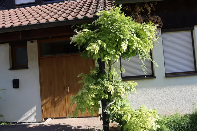 Eingang zum Freizeitgebäude des Sportkreises Ludwigsburg. Bernd Renno ist hier seit vielen Jahren ehrenamtlicher Betreuer. | Foto: Marga Specht