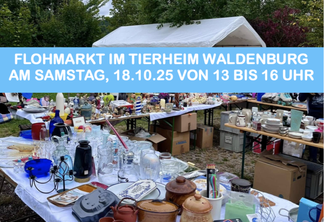 Einladung Flohmarkt im Tierheim | Foto: Tierschutzverein Hohenlohe e.V. 