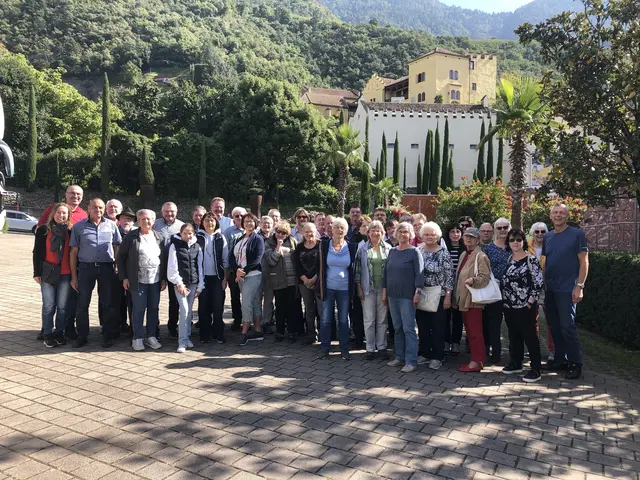Gruppenbild vor den Gärten von Trauttmansdorff bei Meran | Foto: Foto: Privat
