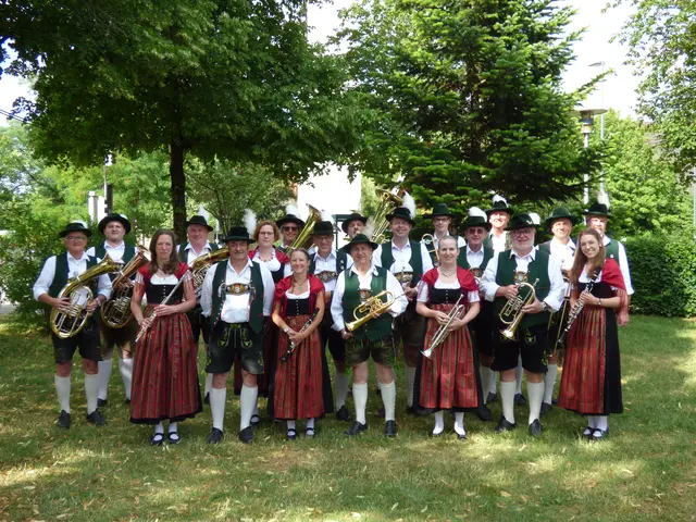 Die Blaskapelle Stockdorf aus München unterhält beim bayrischen Abend des Musikverein Waldenburg | Foto: Blaskapelle Stockdorf, 1. Vors. Klaus Böhler