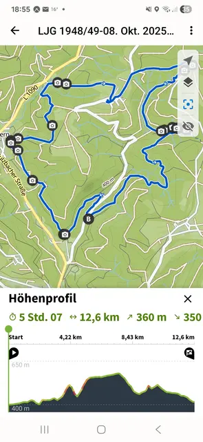 unser Tour in der Übersicht | Foto: E. Rosendorf