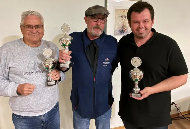 Foto: Foto: Nico Coursow. Von links: Peter Kühnel, Peter Rau, Nico Coursow
