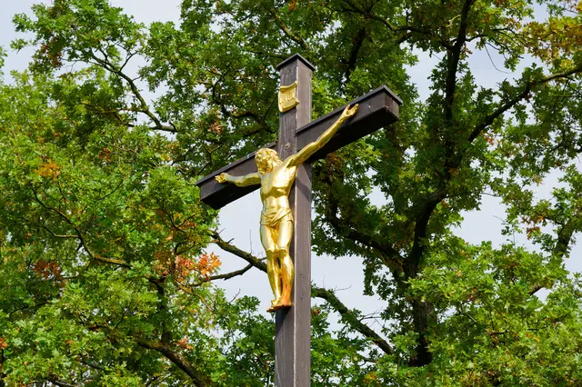 Das Jesus-Kreuz auf dem Kayberg. | Foto: Michael Harmsen 