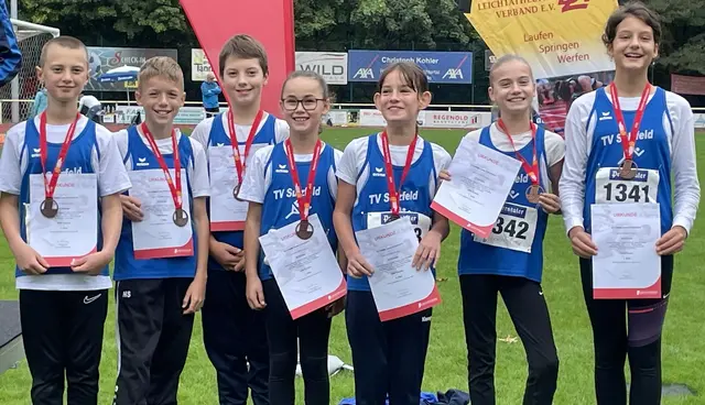 Bronzemedaille für das U12 Mixed-Team des TV Sulzfeld | Foto: R. Krüger