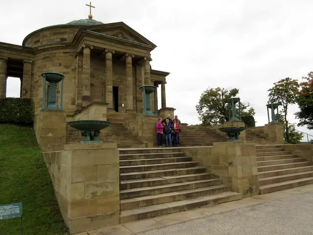 Die Gruppe genoss die Ruhe um das Denkmal unter der Woche | Foto: WandernGabyErich
