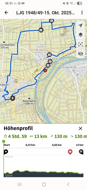 unsere Tour im Bild | Foto: E. Rosendorf