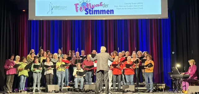 Auftritt beim Festival der Stimmen in Untergruppenbach am 18.10.2025 | Foto: Liederkranz Leingarten e.V.
