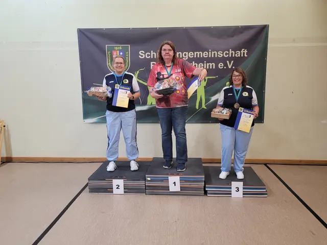 von li. : Nicole Kardaras, Christina Eisele, Heike Donges | Foto: Heike Donges