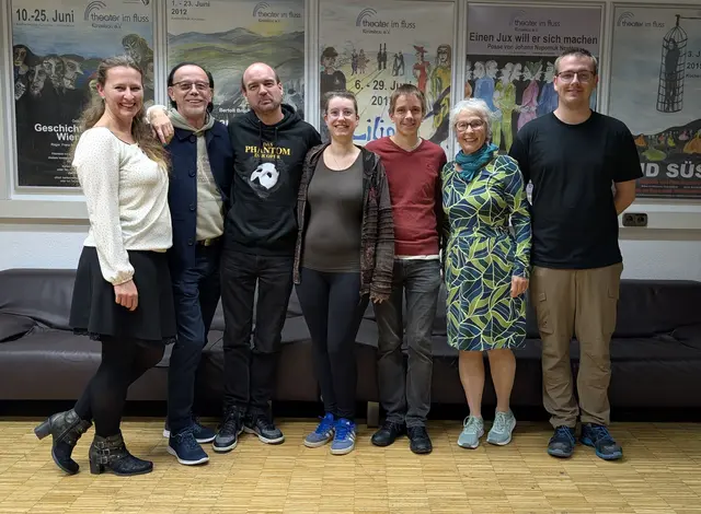 Vorstand Theater im Fluss (v.l.n.r. Angela Bayer, Norbert Böttigheimer, Tom Eidelmann, Theresia Mögerle, Felix Kaltenbacher, Sigrun Hellinger, Lucas Koffler) | Foto: Privat