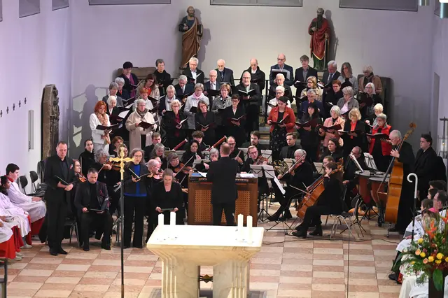 Aufführung der Jubelmesse von Carl Maria von Weber im Pontifikalamt am 19.Oktober 2025 um 11.15 Uhr im Deutschordensmünster | Foto: Michael Denz