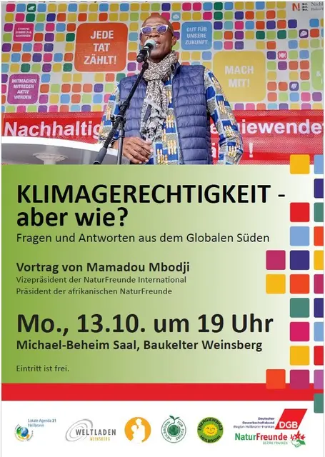 Einladungsplakat zu der Veranstaltung in Weinsberg. | Foto: Johannes Müllerschön