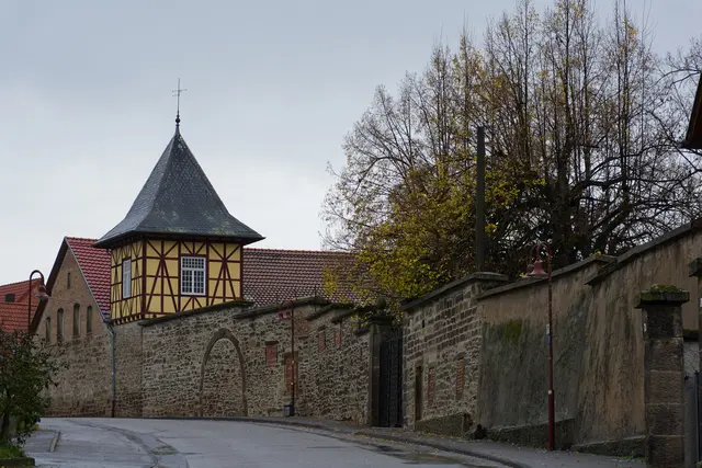 In der Schloßstraße von Lehrensteinsfeld. | Foto: Michael Harmsen