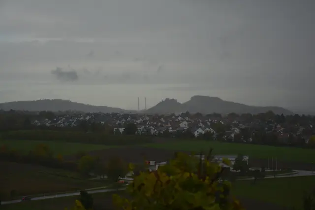 So sahe es Richtung Ellhofen, Weibertreu und Schemelsberg aus. | Foto: Michael Harmsen