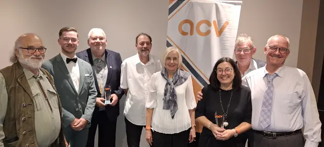 P. Retzbach, H. Rupp, S. Hautzinger, M. Rupp, J. Mogler im Kreise der LG-Kollegen aus Gerlingen | Foto: Margit Rupp