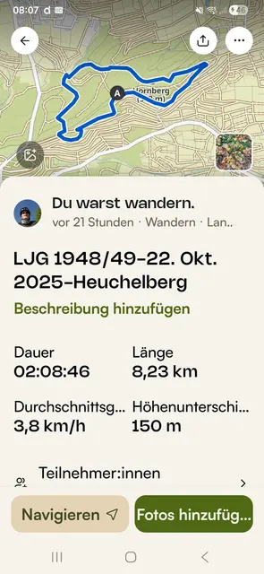 Unsere Wanderung im Überblick | Foto: E. Rosendorf