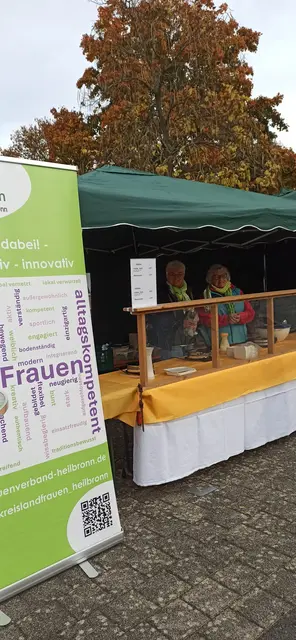 Warten auf die ersten Waffelkäufer | Foto: Elke Essig 