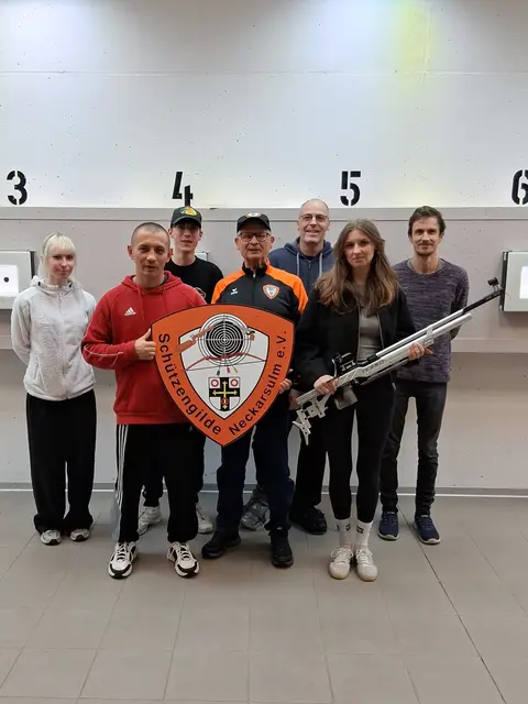 Das Team der ersten Luftgewehrmannschaft. | Foto: Schützengilde Neckarsulm e.V.