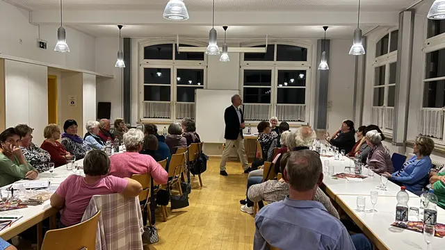 Harald Pfeifer bei den Cleebronner LandFrauen | Foto: Privat