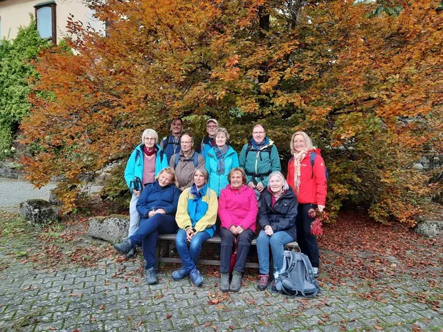 Die Niedernhaller Albvereinler beim Fotostopp | Foto: Günther Braun