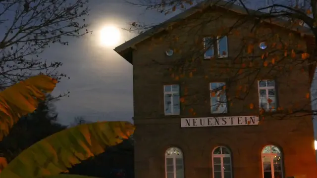 Supermond am Kulturbahnhof  | Foto: Heinrich Brehm 