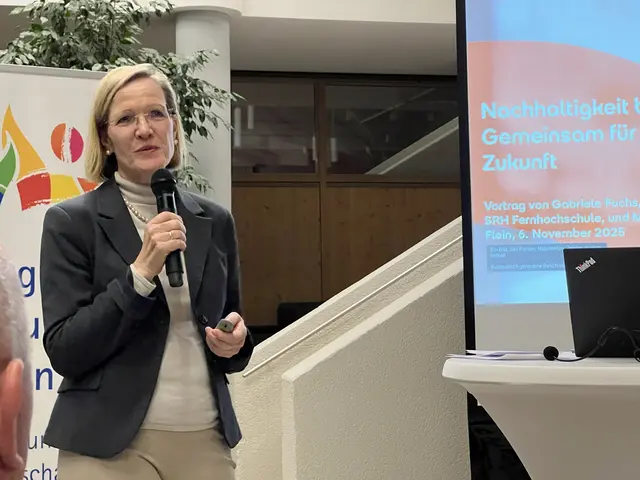 Gabriele Fuchs spricht zum Thema "Nachhaltigkeit" | Foto: Roland Gärtner