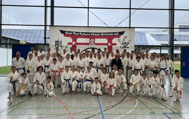 Alle Teilnehmer beim Jubiläumslehrgang des Karatevereins Eppingen | Foto: Karateverein Eppingen