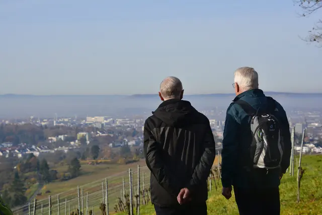 Obwohl schon 1000x gesehen, immer wieder herrlich der Blick auf Heilbronn. | Foto: Michael Harmsen