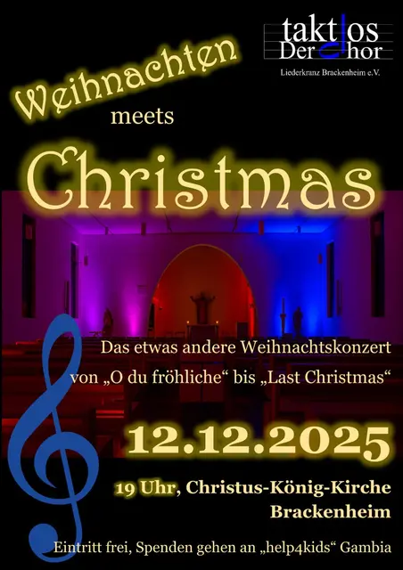 Das etwas andere Weihnachtskonzert | Foto: Liederkranz Brackenheim