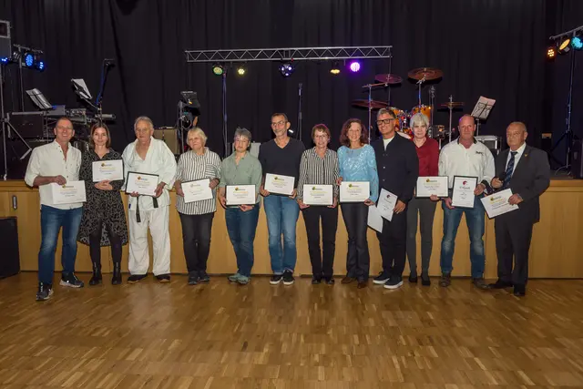 Ehrungen für verdiente Mitglieder des Karatevereins Eppingen durch den GKVBW | Foto: Karateverein Eppingen