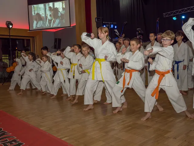 Die Kinder zeigen, was sie bereits gelernt haben | Foto: Karateverein Eppingen