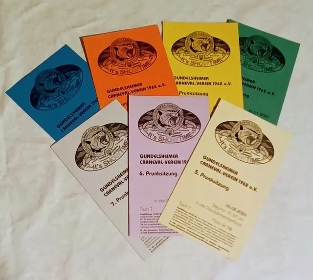 Prunksitzungskarten | Foto: GCV