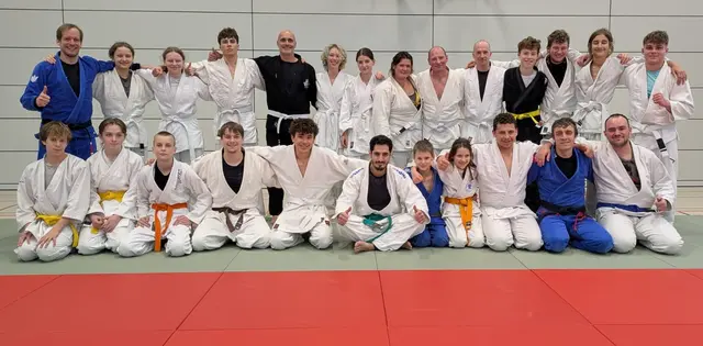 Die Teilnehmer beim Landeskaderlehrgang in Lauffen. | Foto: Jonas Zimmer