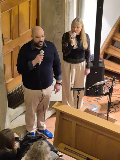 das Gesangsduo "Klangmomente" Lisa&amp; Ben | Foto: W. Metzger