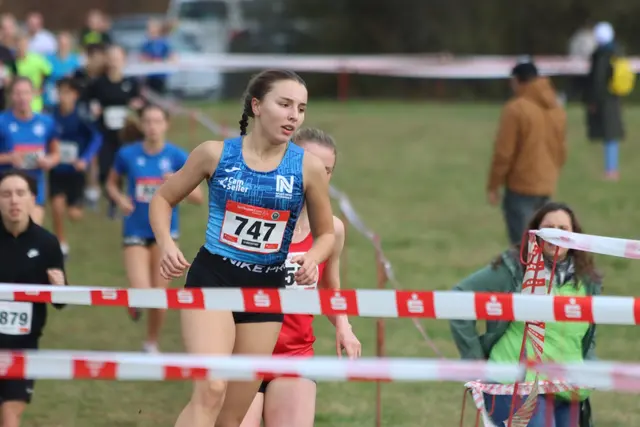 Platz 1. für Mia Sewell im 1100m Cross | Foto: Eigenes Bild