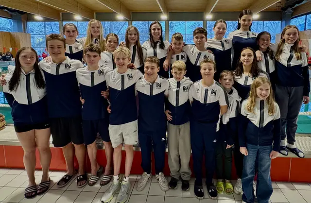 Die SUN-Teilnehmer beim Württemberg-Finale der DJMS (D-B Jugend) | Foto: Schwimmabteilung Sport-Union Neckarsulm e.V.