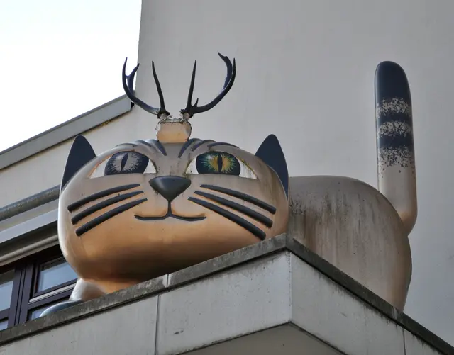 Abstatt mit seinen Rällingen ist wohl die Gemeinde die ihre Figur am meisten nutzt. Rällinge sind überall in der Gemeinde in allen Farben zu sehen. | Foto: Daniela Somers