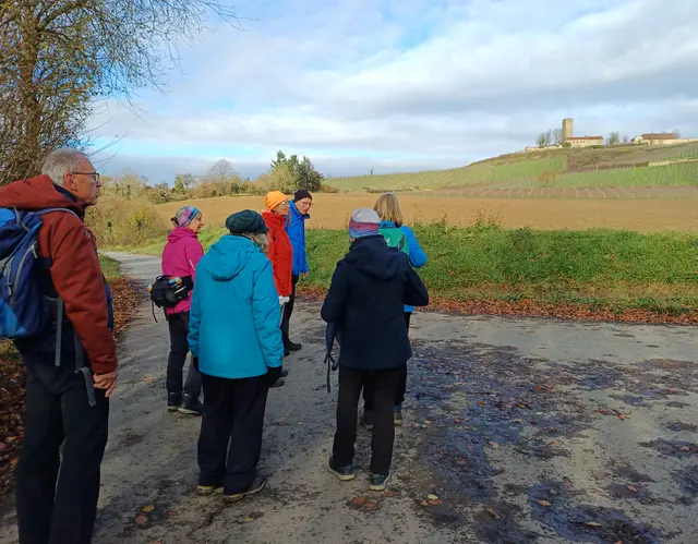 auch hier wieder die Burg im Blick | Foto: E. Rosendorf