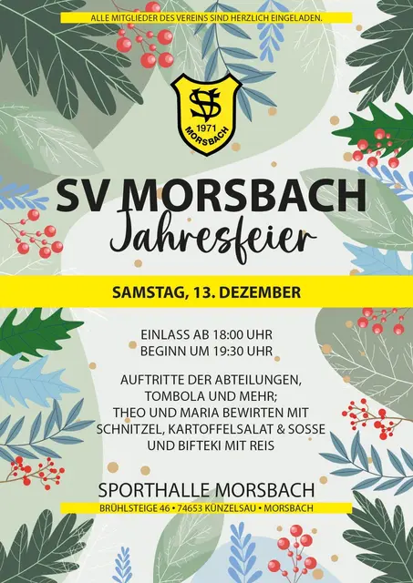 Jahresfeier 2025 | Foto: Sportverein Morsbach e.V. 1971 