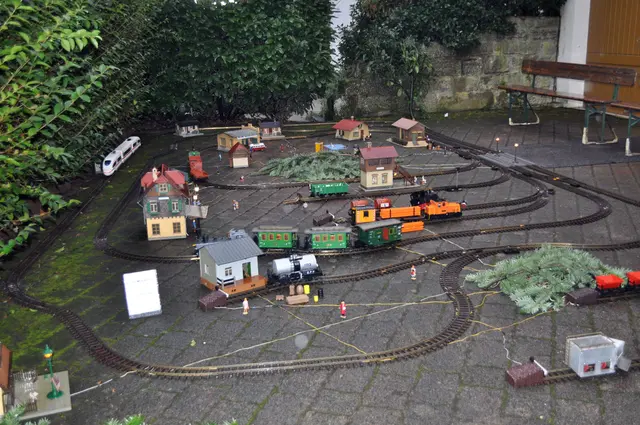 Auch die kleine Eisenbahn darf nicht fehlen. | Foto: Daniela Somers