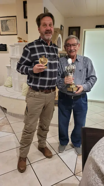 von li.: Gewinner des Vereinspokales: Friedmann Kibler, Günter Meyle | Foto: Heike Donges