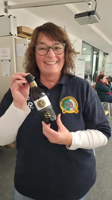 Heike Donges mit Preis beim Adlerschießen | Foto: Heike Donges