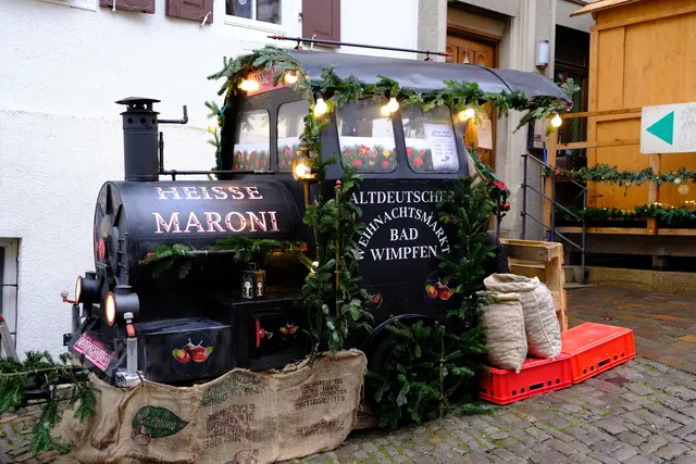 Altdeutscher Weihnachtsmarkt Bad Wimpfen. | Foto: Eduard Warenik 
