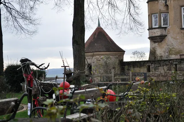 Romantischer Adventsmarkt auf Burg Stettenfels. | Foto: Daniela Somers