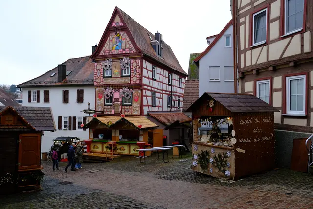 Altdeutscher Weihnachtsmarkt Bad Wimpfen. | Foto: Eduard Warenik