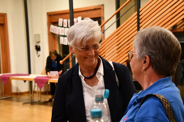 ... und untereinander auch im Gespräch zu bleiben.  | Foto: Jutta Koster