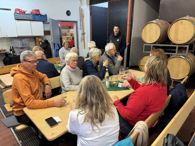 Zu Gast im Weingut Supp | Foto: Uwe Grobshäuser