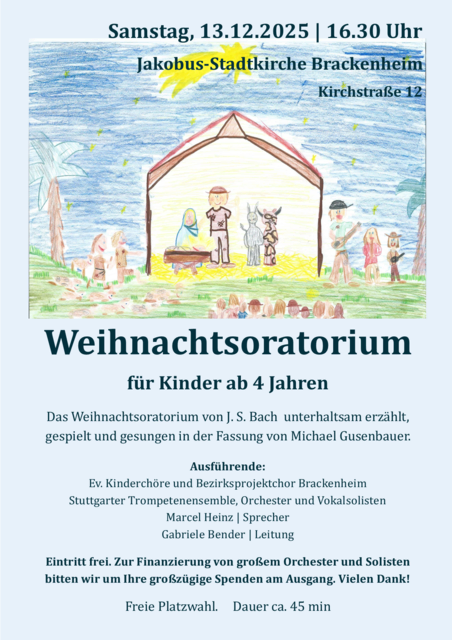 Weihnachtsoratorium für Kinder | Foto: Gabriele Bender